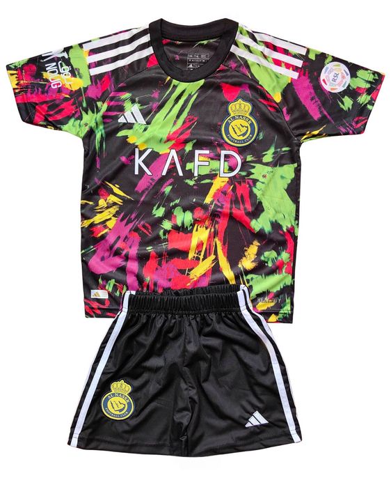 Р. 164 Детски футболен екип Ал Насър Роналдо комплект Al Nassr Ronaldo