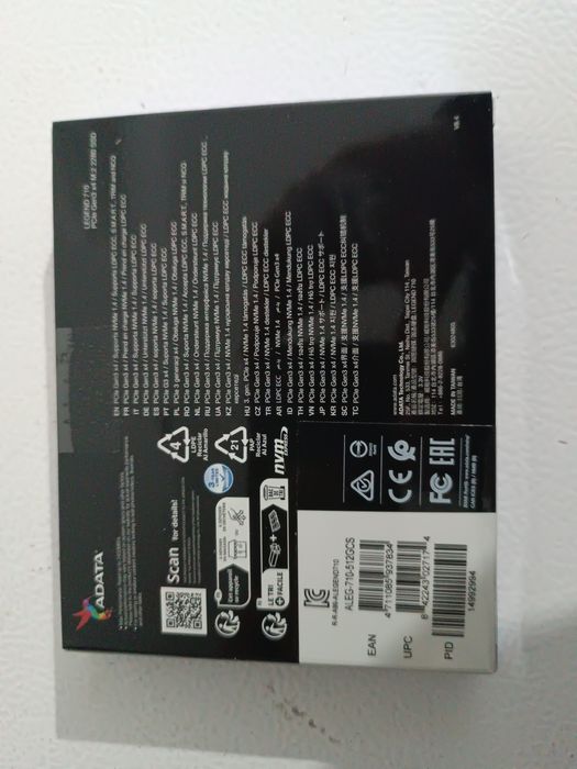 SSD Adata Legend 710 512GB PCI Express 3.0 x4 M.2 2280 - noi sigilate!