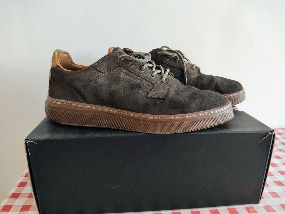 Кожени кецове Boss Gant