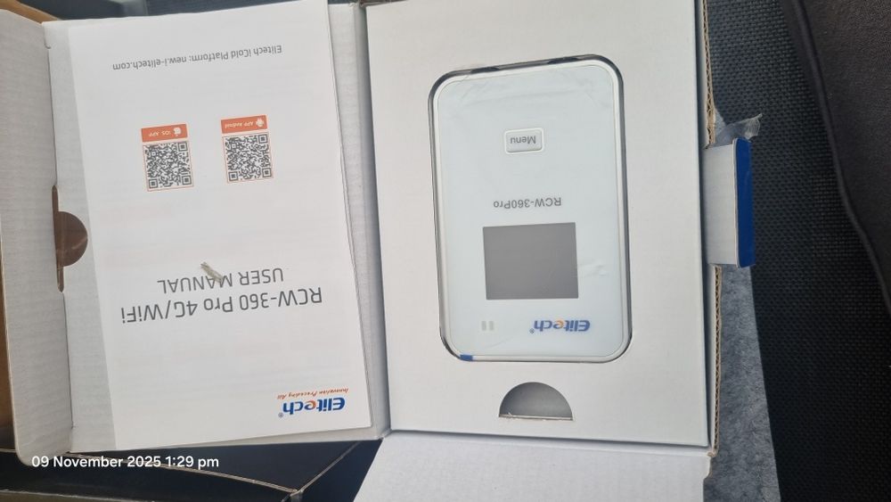 Data Logger Elitech RCW-360Pro WiFi – fără senzori, monitorizare tempe