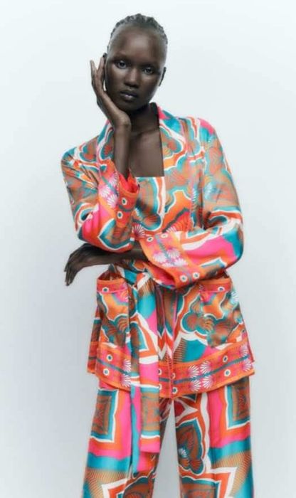 Сатенен сет Зара