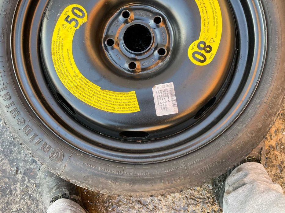 18 резервна джанта Патерица 5х112 VW GOLF VII Seat Leon 125/70/18