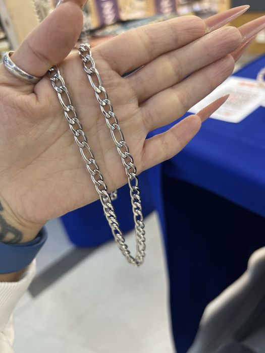 Цепь серебро родированное