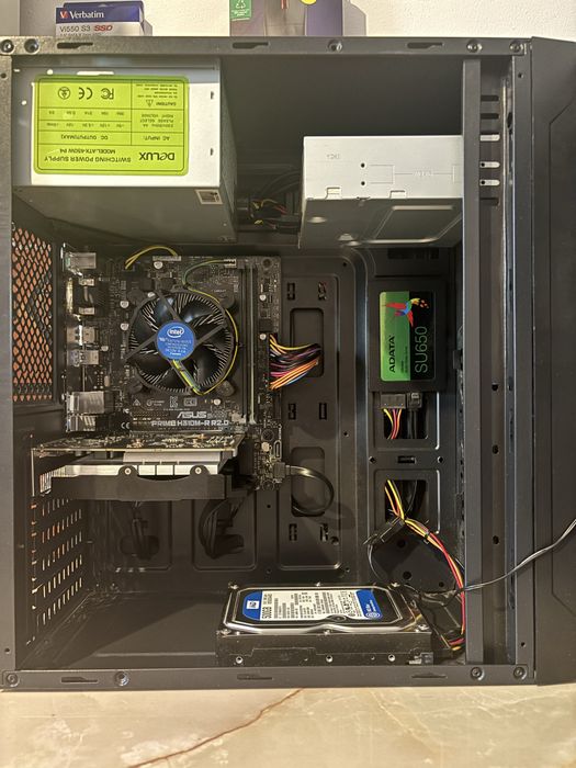 PC Gaming i3 9100f, RX550 4GB, 8GB RAM, SSD 240GB + HDD 500GB