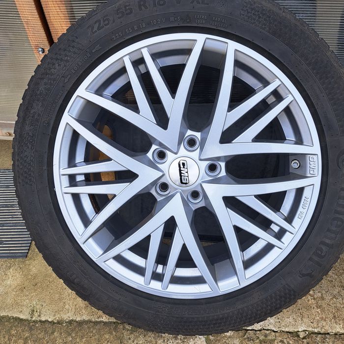 Set roti 5x114,3/8J/R18/ET40/225/55/18/IARNA/dot.38/2021 ca Noi