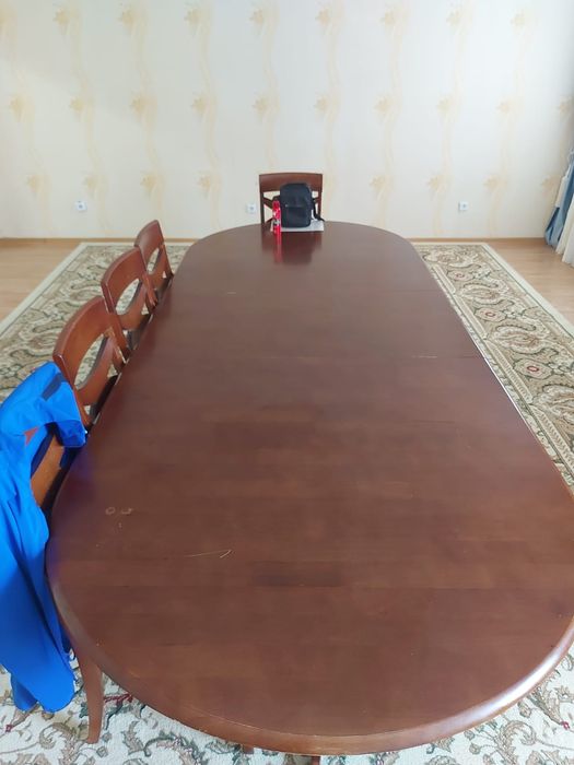 Стол 3 метра и 6 стульев