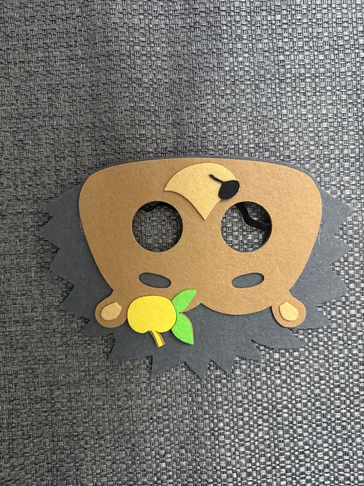 Маска ежика для ребенка