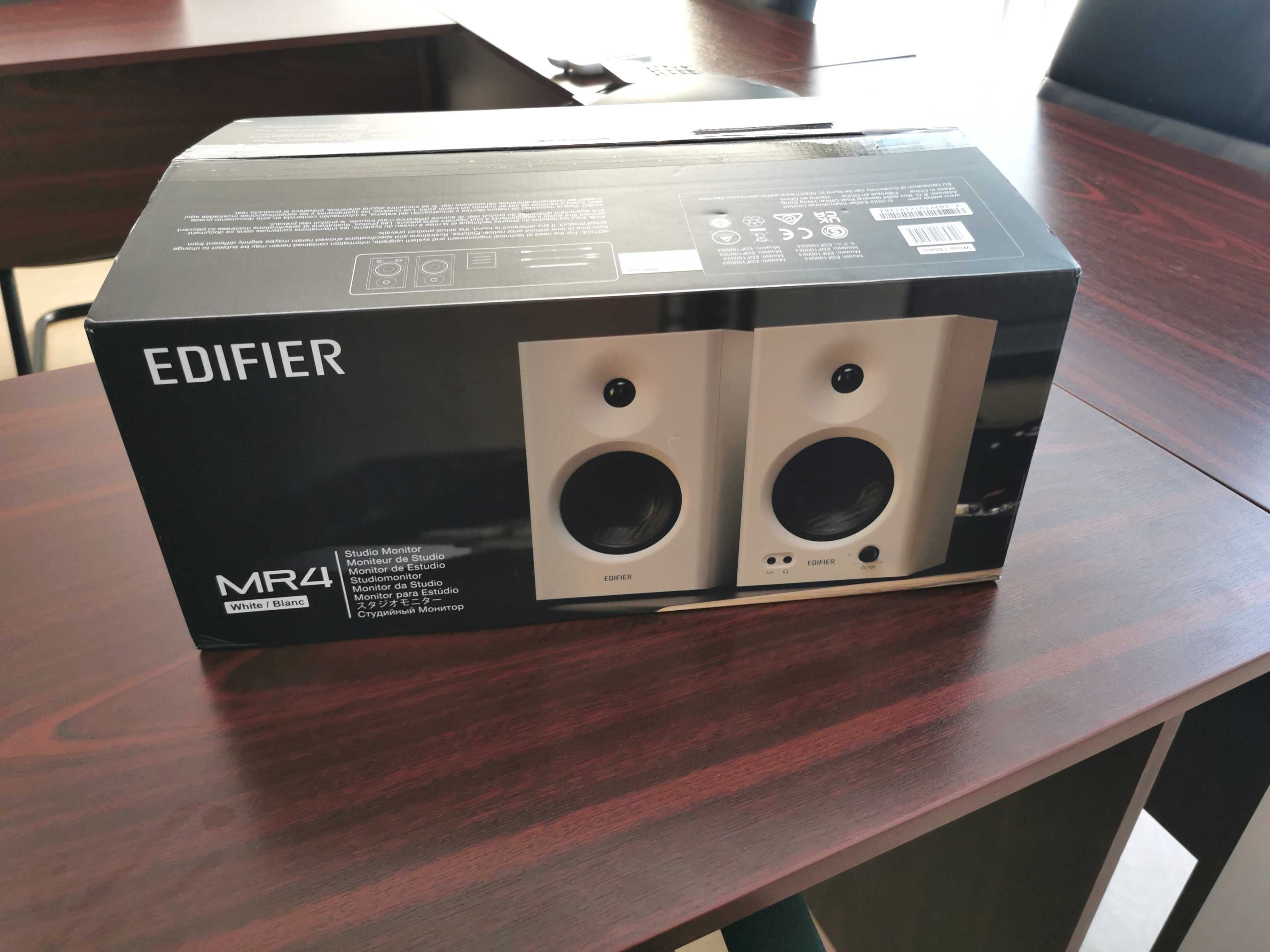 Boxe PC 2.0 Edifier MR4, 42W, Alb - Studio Monitor activ (produs nou)