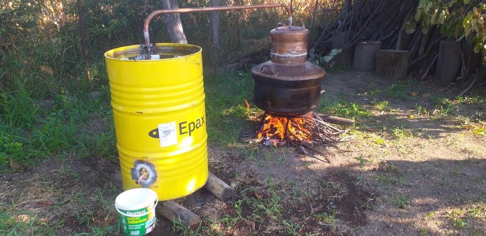 Vand cazan de țuică la 120 de Litri cu fundul de 4 mm