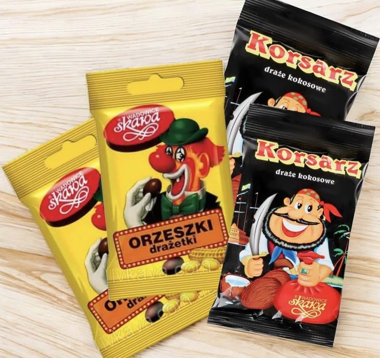 Drajee Clown arahide în ciocolată 60g