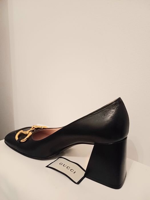 GUCCI 75 mm Horsebit Embellished Pump – размер 38