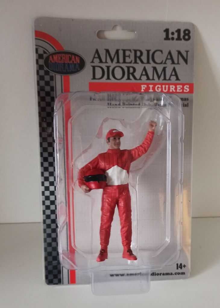 Figurina pilot anii 90 (Michael Schumacher) - American Diorama 1/18