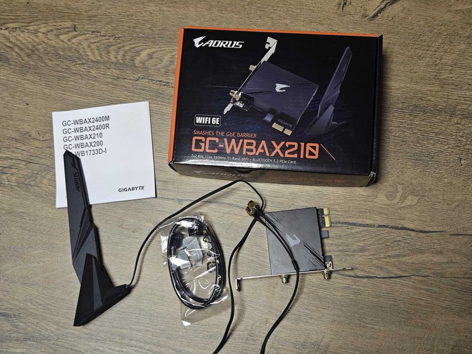 Placa retea adaptor PCI wireless WiFi Gigabyte GC-WBAX210