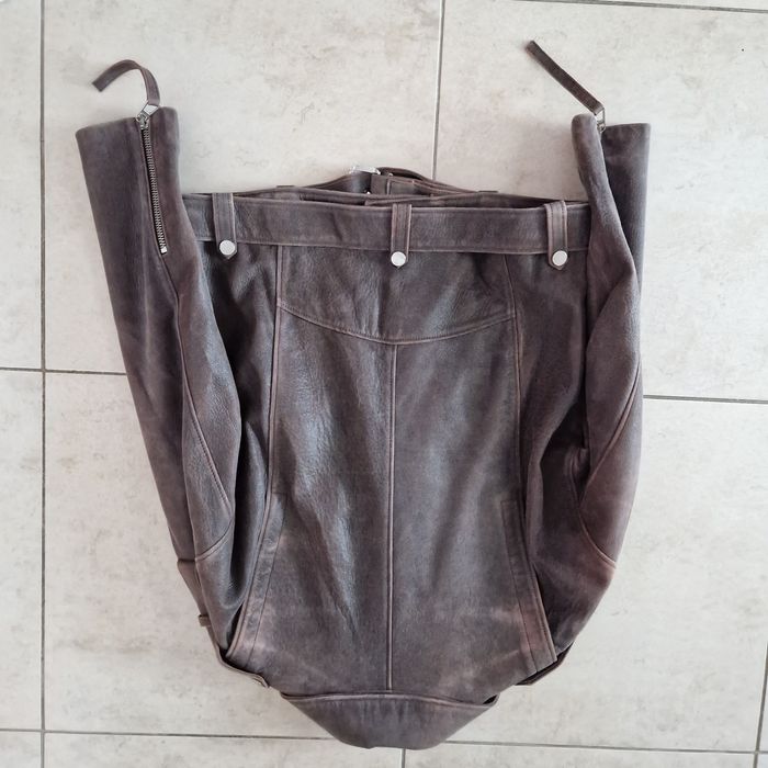 Geci de piele naturala vintage