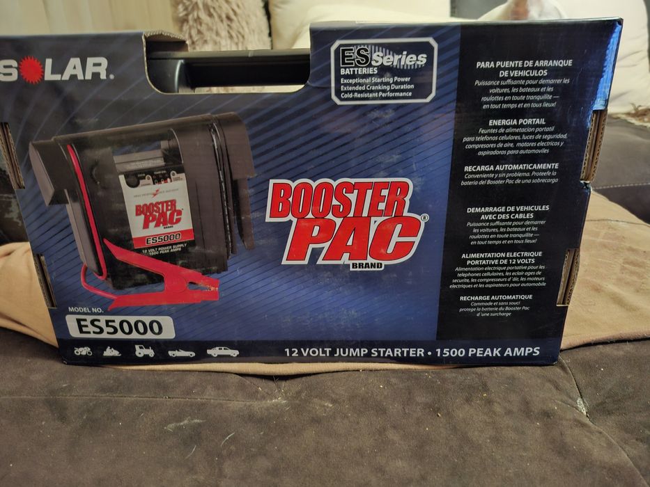 Професионален бустер 12 volt jump starts внос от америка нов!