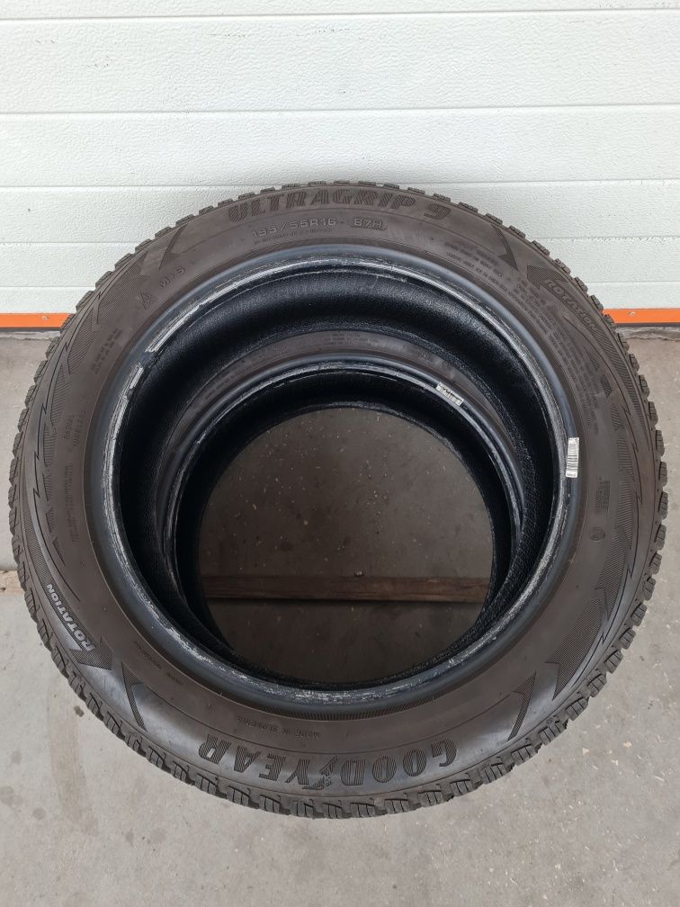 Зимни гуми 2 броя GOODYEAR UltraGrip9 195 55 R16 дот 3116