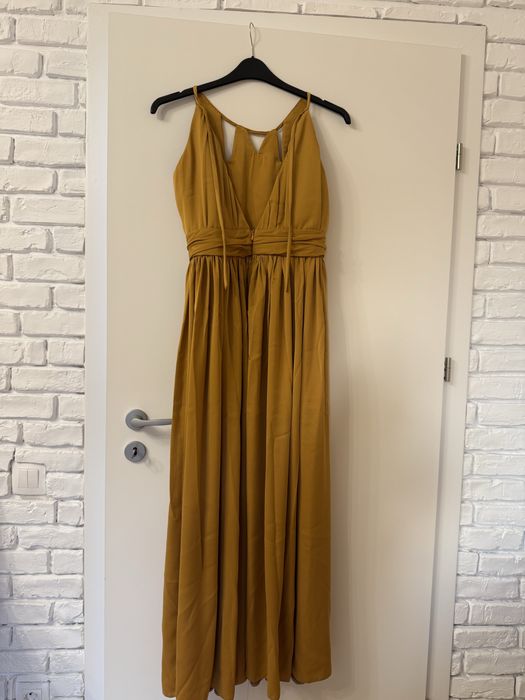 Rochie de seara mustar