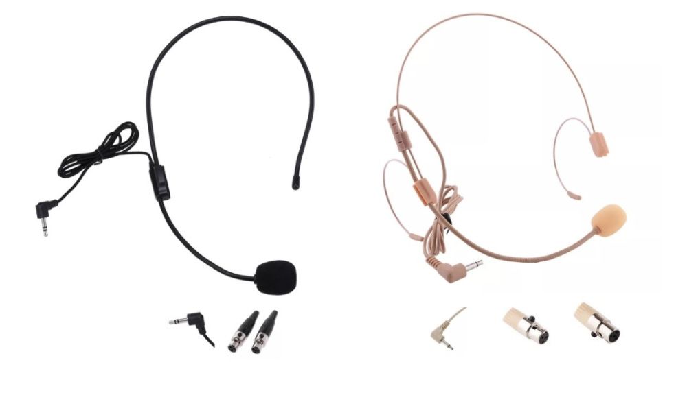 Microfon tip casca ( headset , lavaliera ) jack , mini xlr , 3/4 pini