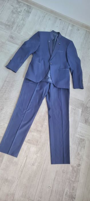 Costum elegant barbați bleumarin deschis mărimea 48
