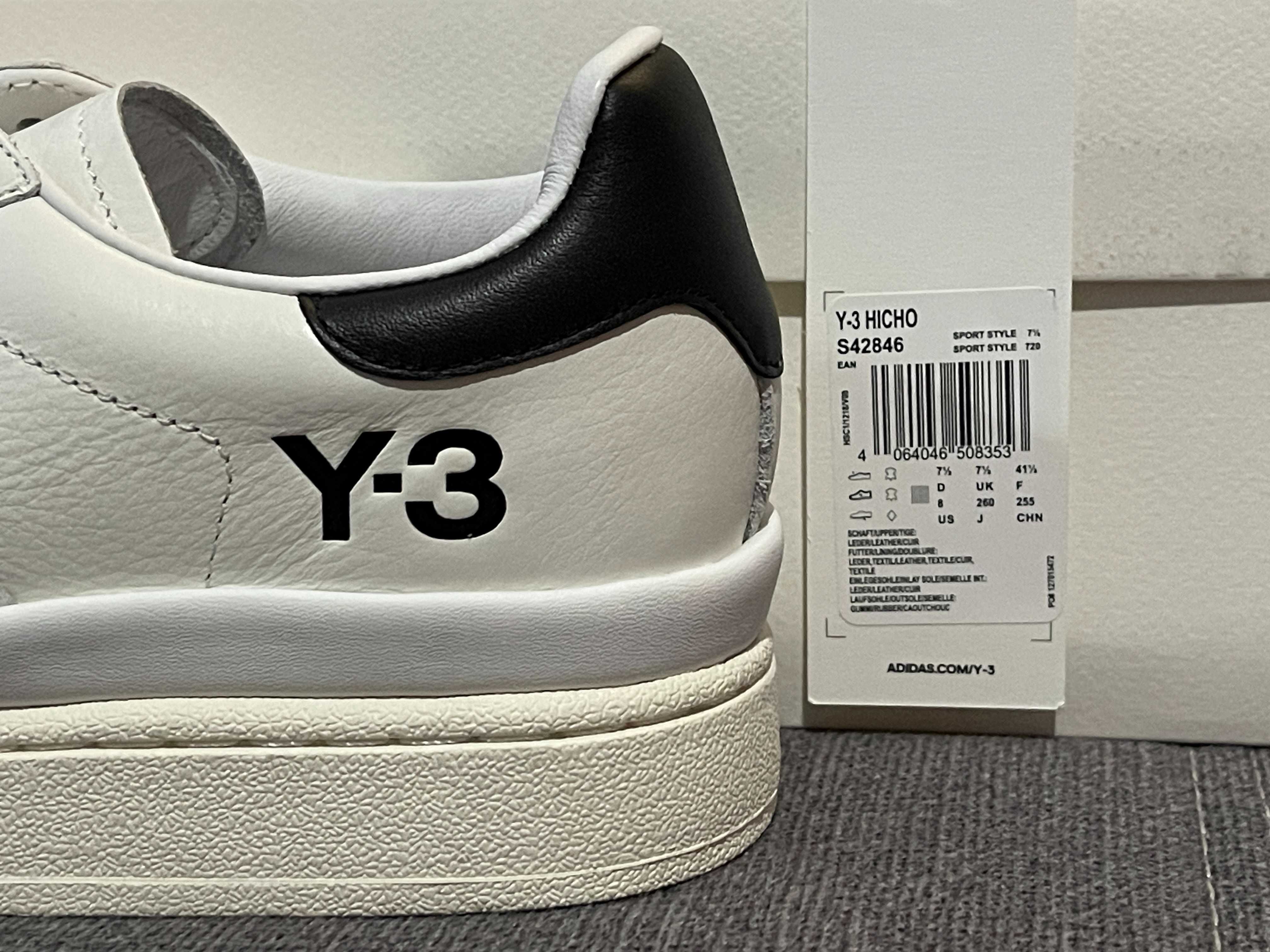 adidas Y-3 Yohji Yamamoto Hicho White Black (Factura/Garantie)