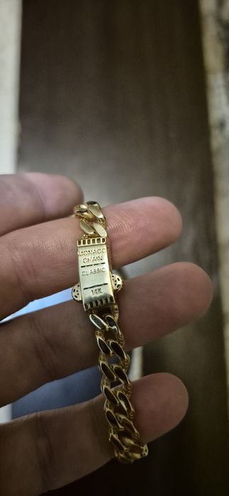 Lant cuban 24,25 grame 14 k,450 gramul