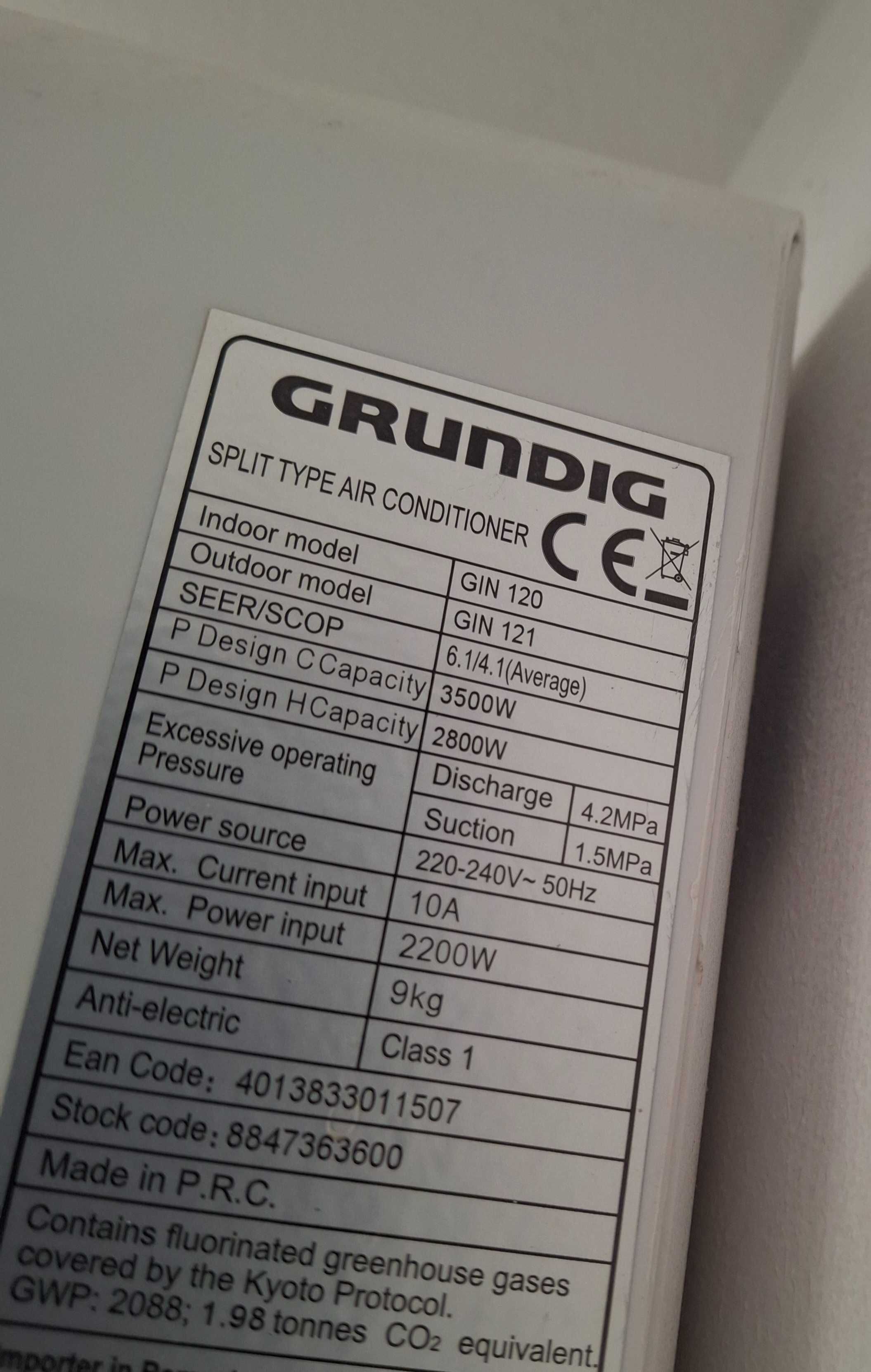 Aer conditionat Grundig 12000 btu/h