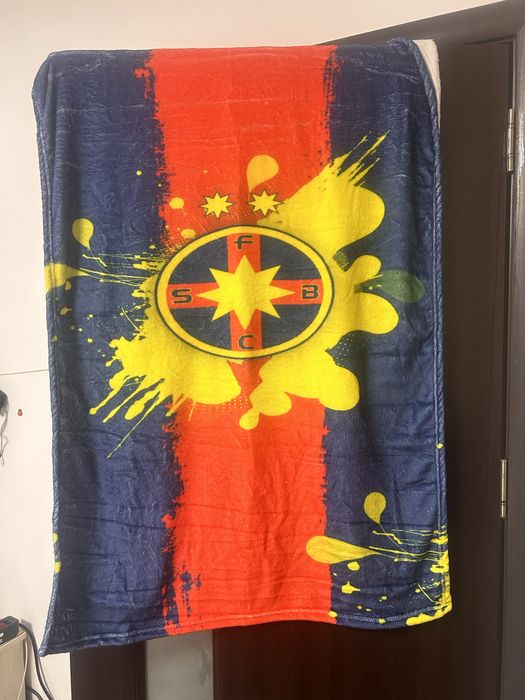 Pătură imprimată FCSB 80X120