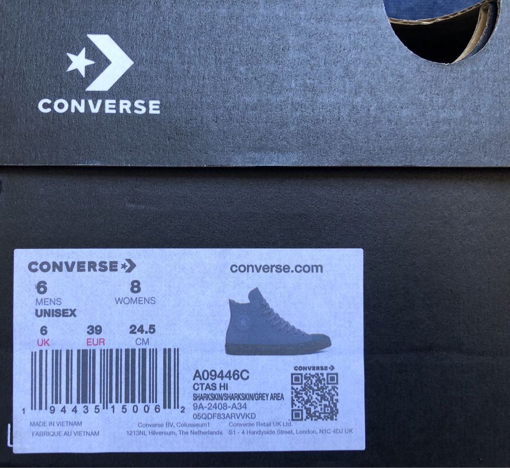 Converse Chuck Taylor All Star Suede ОРИГИНАЛ дамски кецове 38,5/24,5