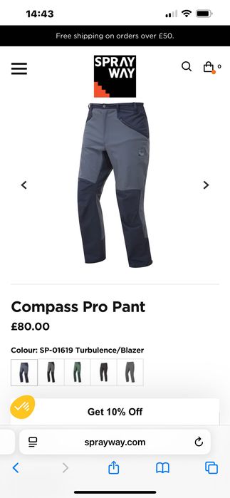 Pantaloni drumetie/hiking barbati Compass Active Wear