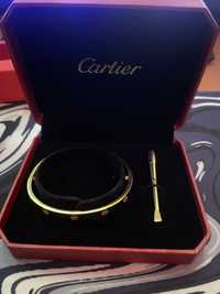 Bratara cartier love 17cm aur 750