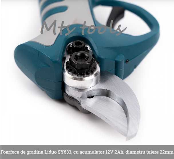 Foarfeca gradina Liduo SY633 acumulator 12V 2Ah diametru taiere 22mm