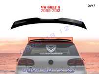 Тунинг Лип Спойлер Крило Багажник Капак VW Golf MK6 Голф 6 2009- 2012