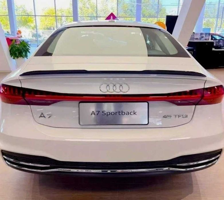 Eleron M4 Lip Codita Portbagaj Audi A7 C8 S7 (2019-2025), Negru Lucios
