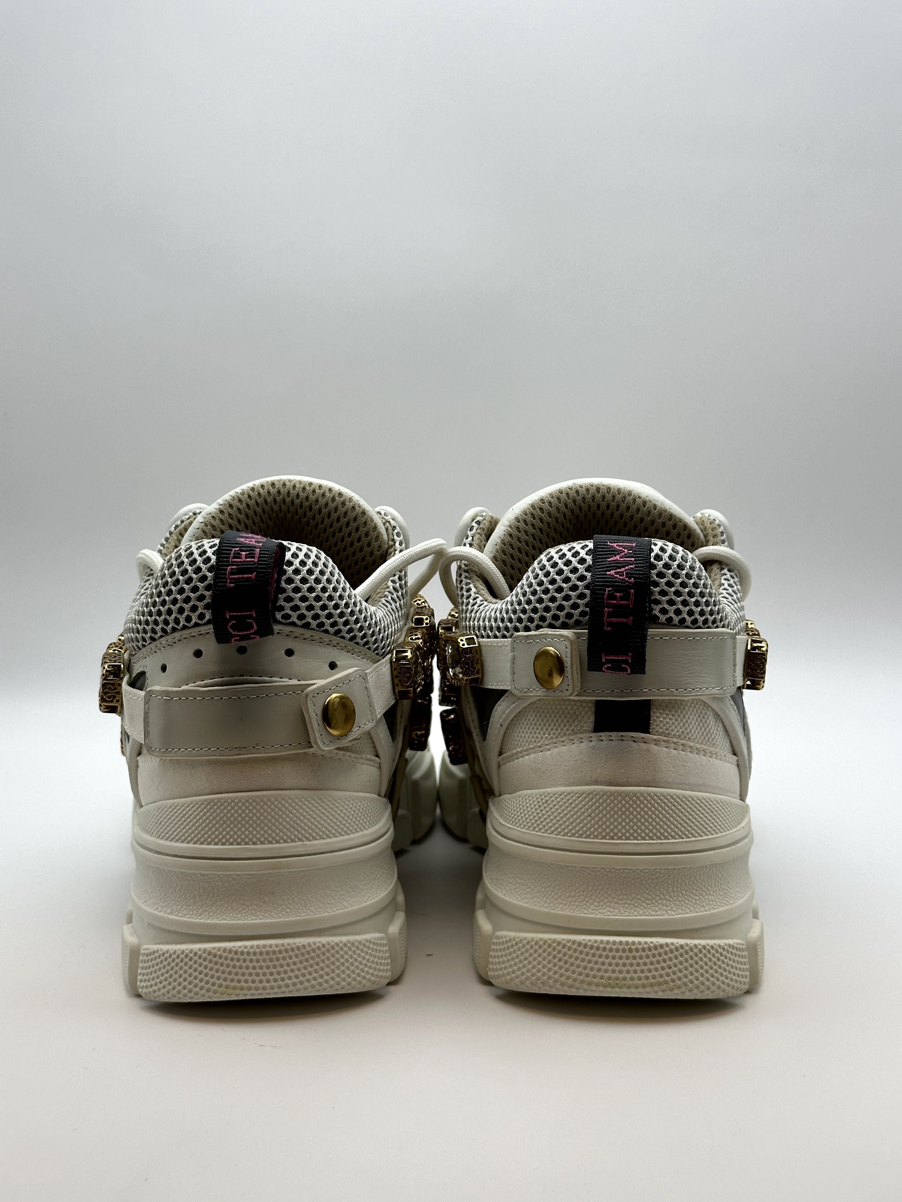 Gucci Flash White Woman Sneakers