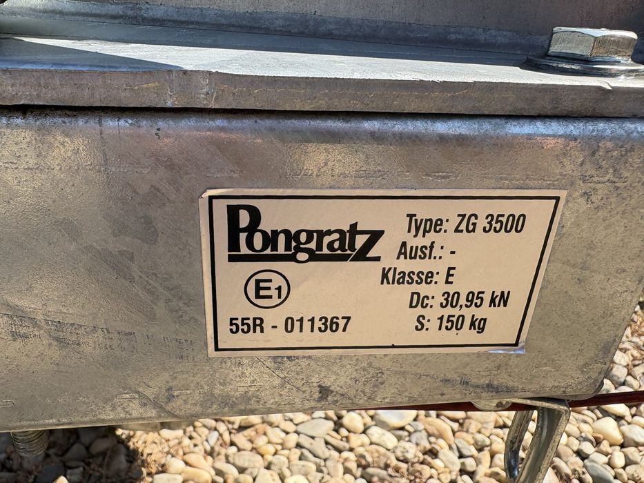 Platforma remorca pongratz basculabila /2600kg/2023