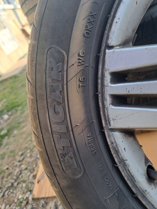 Jante aliaj cu cauciucuri vară 205/55/R16 renault