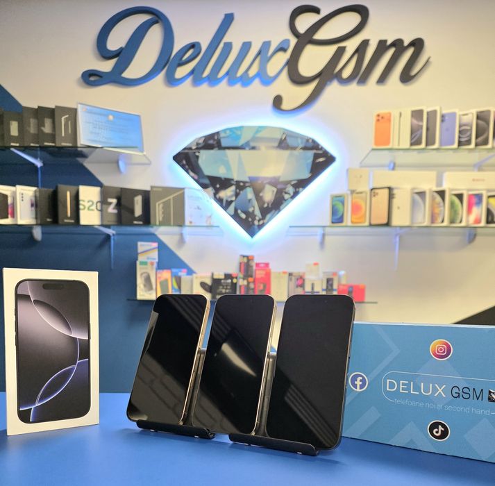 Iphone 16 Pro Max / Black/Natural/Desert Titanium / 256 GB / Delux