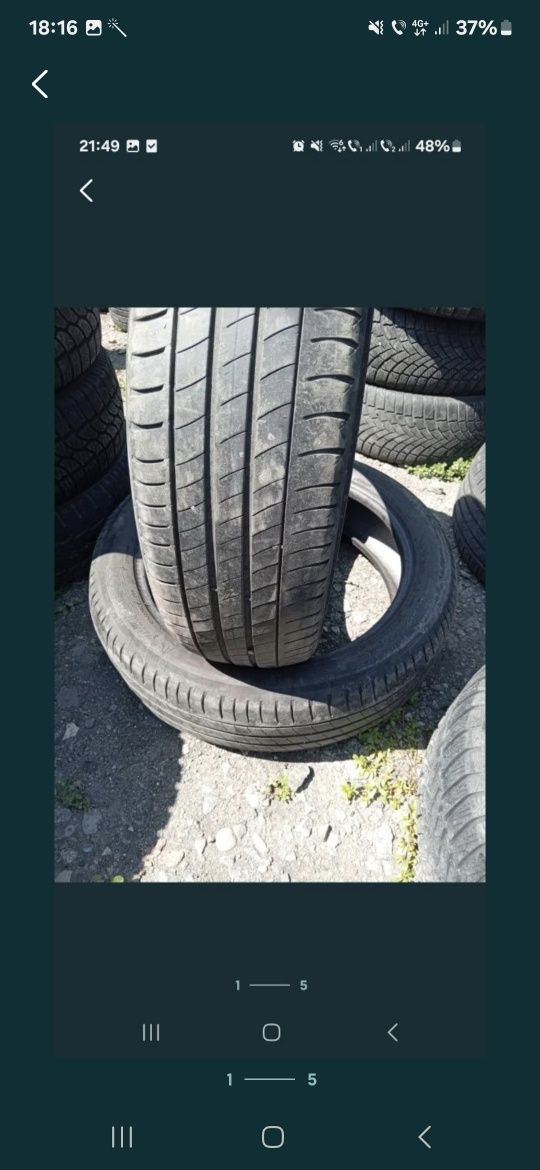 Vand 2 anvelope 195 55 20 Michelin bune  dot 2018
