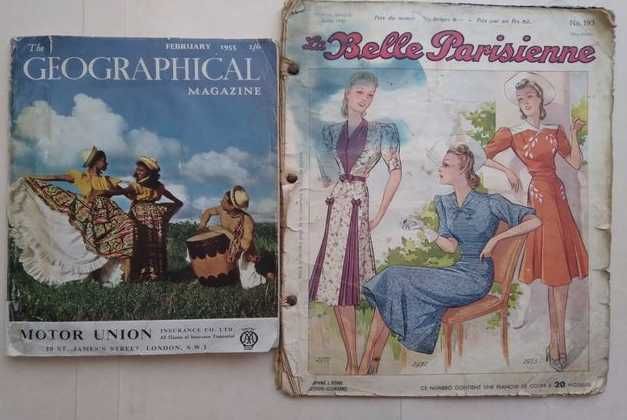 Стари списания: The Geographical Magazine. La Belle Parisienne - 1940