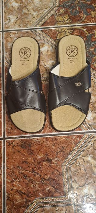 Papuci Saboți din piele nr. 40