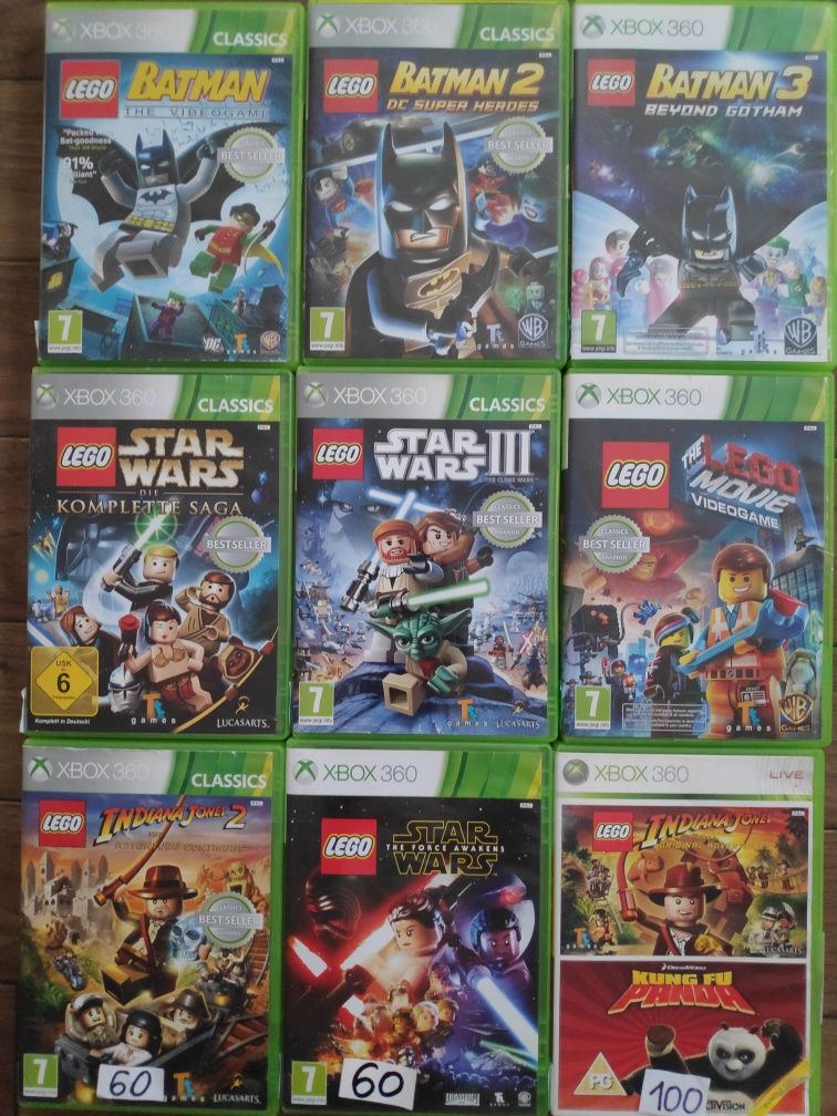 Xbox 360 seria Lego