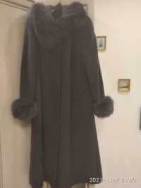 Пальто зимнее женское из ламы, р-р 50-52