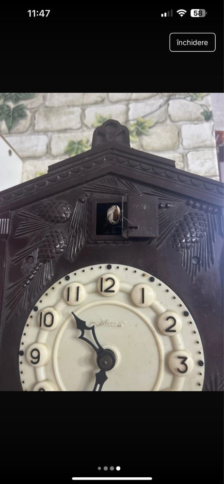 Ceas cu cuc de colectie vintage