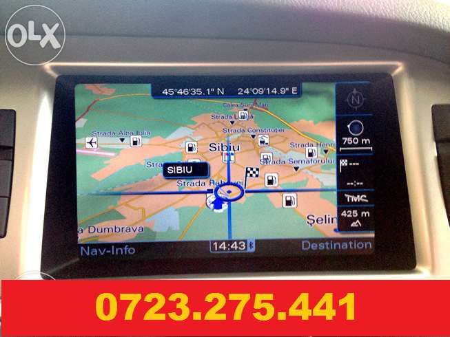 Cd Dvd HARTI AUDI A4 A6 DVD Harti Navigatie MMI 2G EUROPA ROMANIA 2022