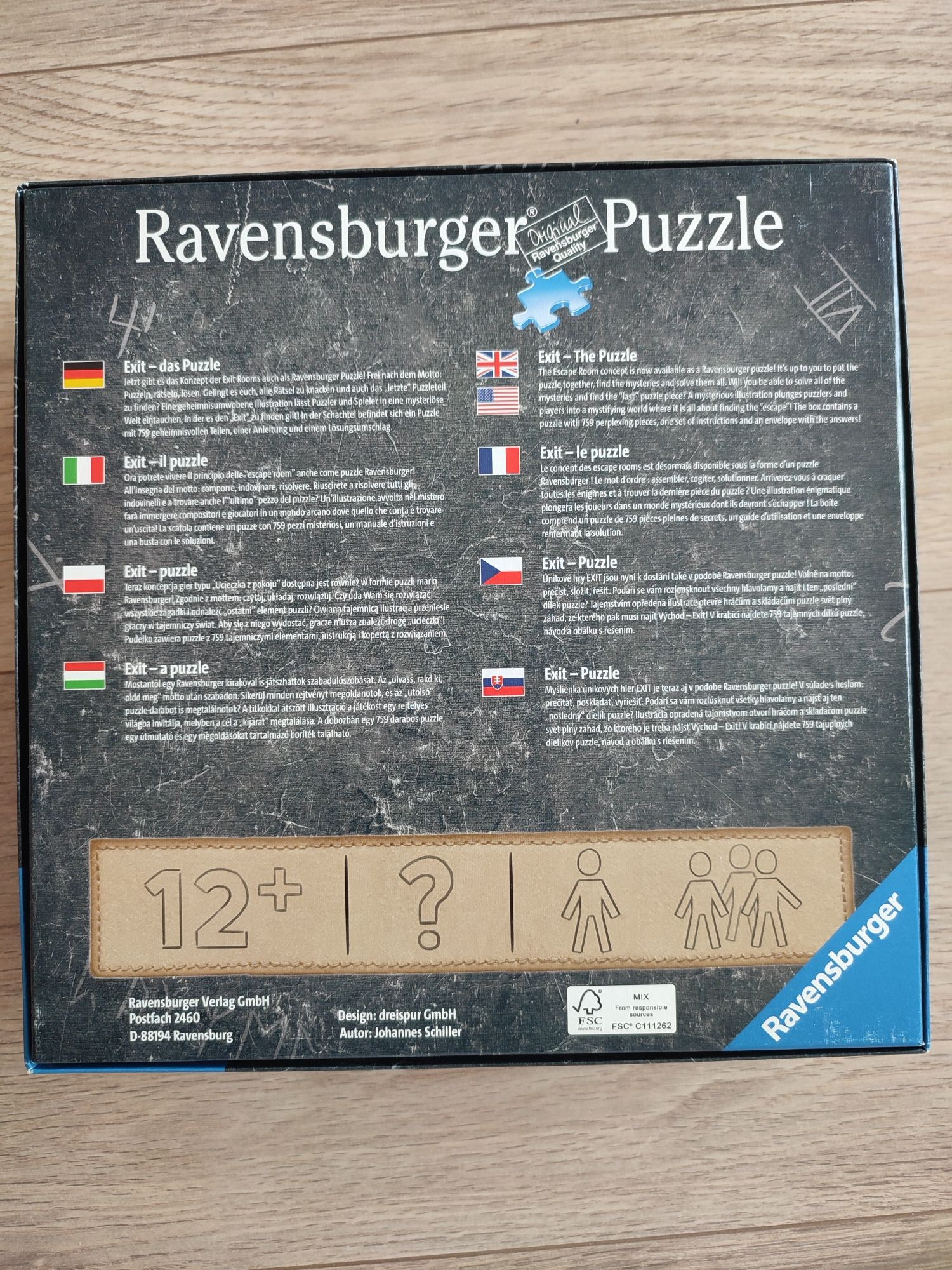 Пъзел загадка Ravensburger Exit Puzzle