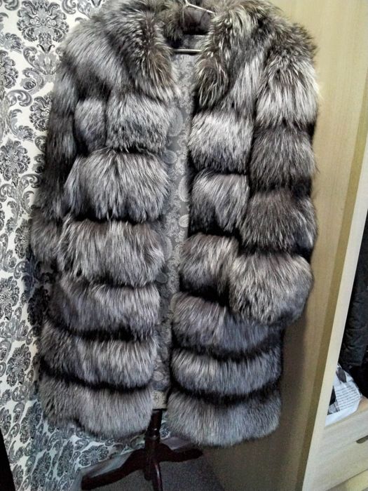 Шуба из чернобурки