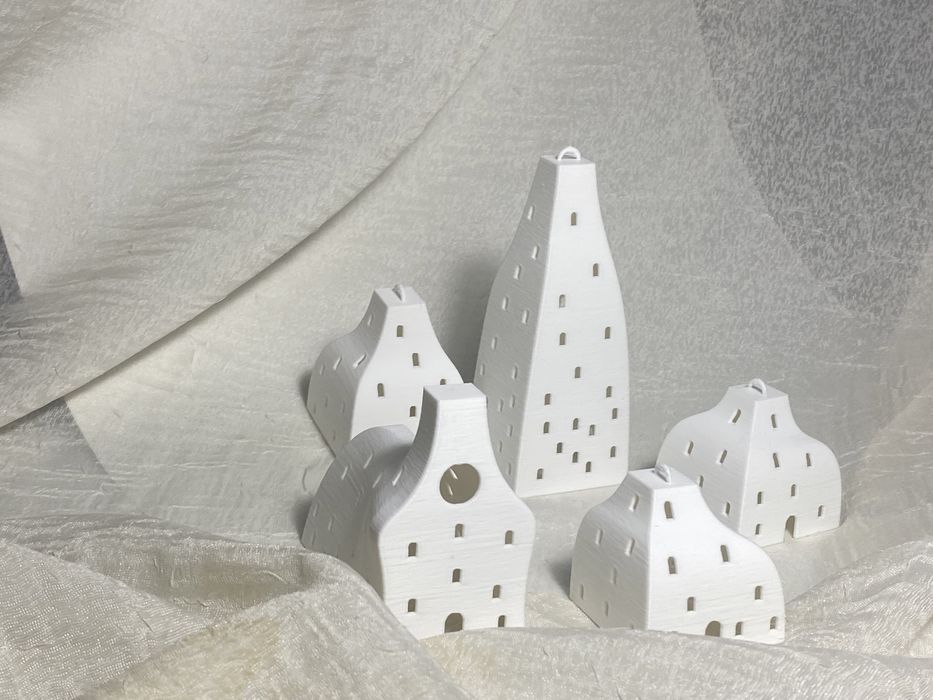 Docoratiuni craciun printate 3D - ornamente brad