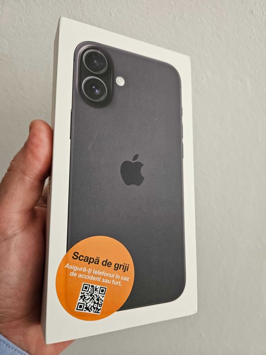 iPhone 16 plus, 128 gb, neverlock, sigilat la cutie.