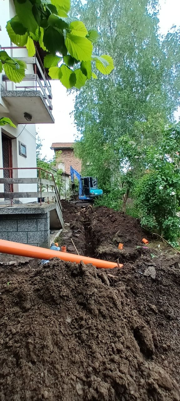 Изграждане на Канализация, Септични Ями ,Дренажи