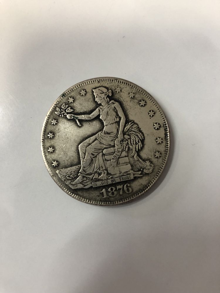 САЩ 1 долар, 1876 Търговски долар